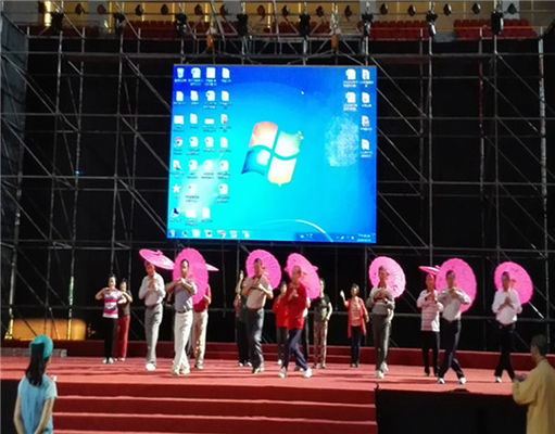 P6 Buiten LED Reclamebord 192x192mm IP65 Waterdicht Full Color Display