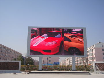 Waterdicht P10 Outdoor Full Color Advertising Led Video Display 5000 cd / m2 Helderheid