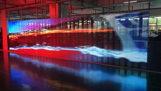 Goede prijs P3.91-7.82 Indoor Transparent Led Display scherm SMD Verhuur van glazen scherm Full Color LED scherm online