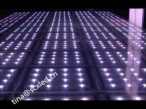 Indoor full color Portable LED Dance Floor Panel 4.81mm Pixel 500x500mm Kasten