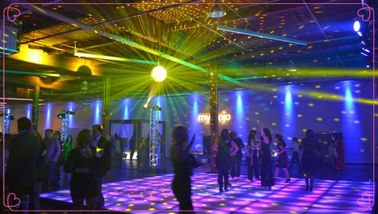 Indoor Outdoor Full Color High Resolution Light Weight Interactieve Anti-Collision LED Dansvloer