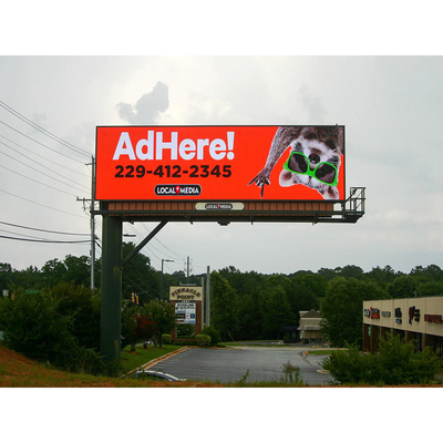 Buitenadvertentie LED-gegooid aluminium scherm 27777 punten per vierkante meter 3 jaar garantie