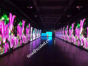 Hoog helderheids HD-videofunctie P3.91 LED-scherm voor achtergrondverhuur