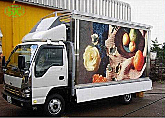 Verhuur van mobiele vrachtwagen LED-display P6 Full Color High Resolution SMD CE-goedkeuringsvrachtwagen led-display