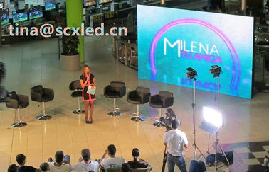 HD P3.91 podium achtergrondontwerp led tv studio scherm/indoor led video wandpaneel scherm