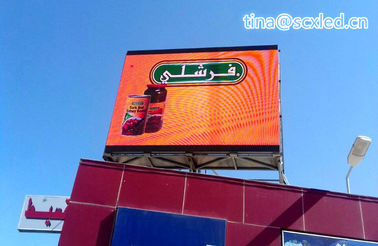 Buiten hoog helder P6 LED-gecast aluminium scherm, commercieel full-color LED-display