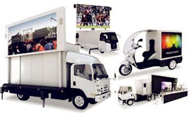 Buiten waterdicht P10 lichtgewicht aanhangwagen mobiele vrachtwagen HD LED-reclame scherm