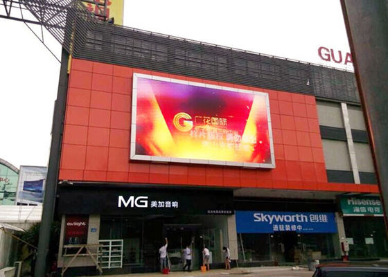 Goede prijs P10 Buiten Waterdicht Full Color LED Billboard 10mm Pixel 960x960mm Kast online