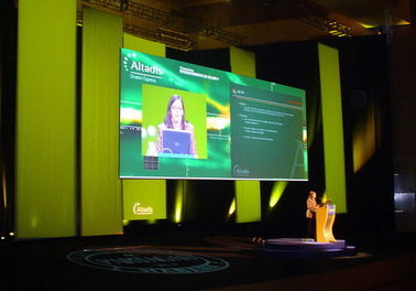 Huur SMD Indoor Full Color P6 Meeting Room LED Display Screen 3 jaar garantie