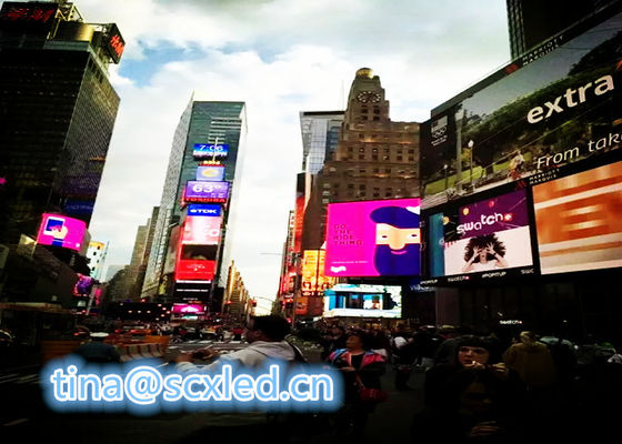 P10 Buiten LED Reclame Scherm 10mm Pixel Pitch IP65 Waterdicht