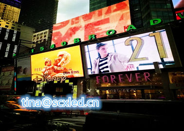 Buitenbouwstraat Billboard Videowand P10 Grote LED advertentie scherm