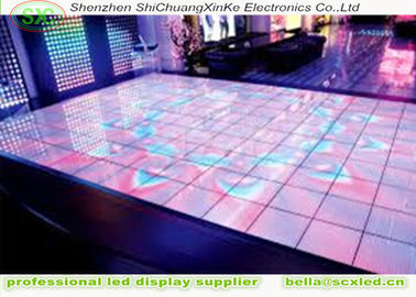 Waterdichte RGB LED dansvloer met helderheid Epistar Chip Glowing Lighting Effect en aanpasbare labels