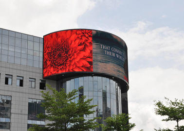 P8 Buitenwaterdicht Wandgebouwde Curve Flexible Video Advertising Led Display Screen