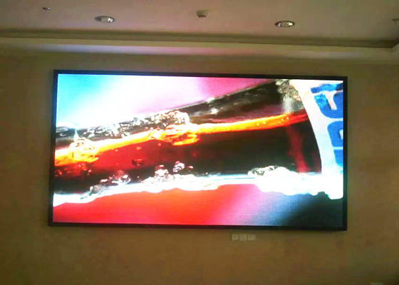 Kerk podium achtergrond groot led display scherm paneel muur full color p3 podium led scherm binnen