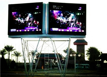 Outdoor Advertising LED Billboard Street P10 Full Color LED Display Panels met kolom