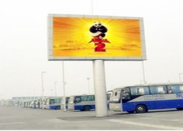 Outdoor Advertising LED Billboard Street P10 Full Color LED Display Panels met kolom
