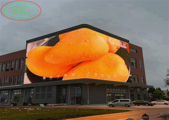 8 mm Pixel Pitch Outdoor Marketing Signage voor H 160 V 140 Viewing Angle Requirements