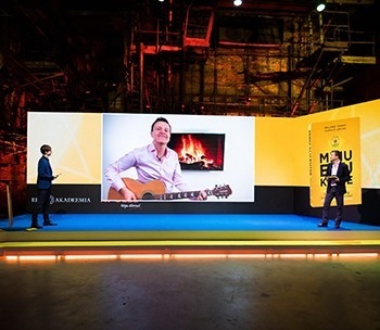 Full Color SMD Stage LED Display Die-Cast Aluminium Screen P5, Dichtheid 10000/M2, Module Grootte 192mm X192mm