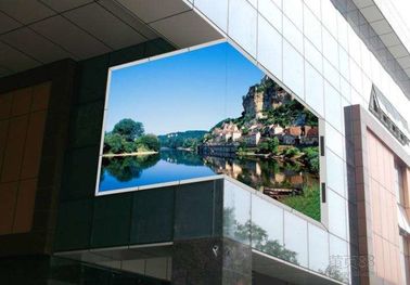 Hangend gegoten aluminium display waterdicht 1/8 scan 10000 pixels/M2 SMD LED display P10