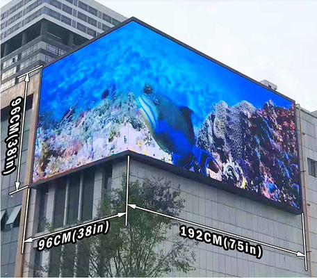 P2.6 P2.9 P3.91 Buiten HD RGB LED ijzeren doos Vaste installatie, Dichtheid van 111111 punten / m2