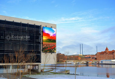 Outdoor P10 SMD Billboard Led Screen waterdicht 1920HZ IP65 kleuren led display