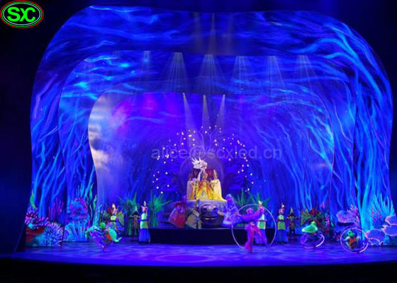 Zachte Transparante Flexibele LEIDENE Gordijnvertoning, het gordijn geleide scherm MBI IC