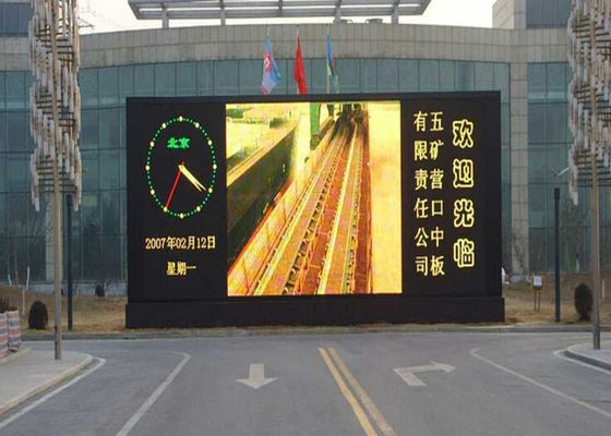 Goede prijs Buiten Full Color Gebouw Reclame LED Billboard Street Big P10 met 3 jaar online