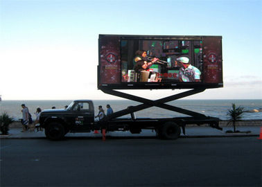 P10 Buiten waterdichte SMD 3535 Digitaal geleide mobiele reclamewagens