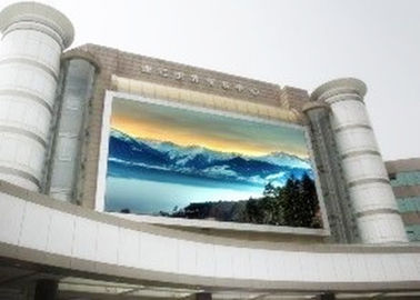 Speciale curve Outdoor Full Color P10 Gebouw Reclame LED Display Billboard