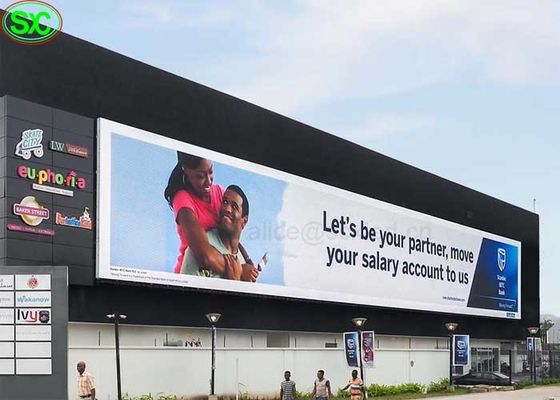 Goede prijs P10 Hoge Resolutie die de Volledige Kleuren LEIDENE Waterdichte Schermen IP65 adverteert online