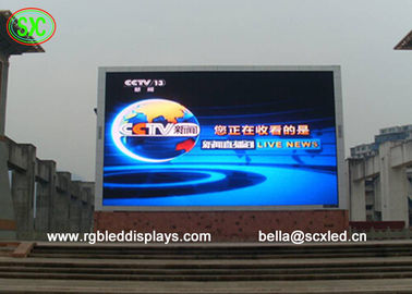 Full Color Die-Cast Aluminium Advertising Outdoor LED Display 10mm Pixel Pitch 3 voor stations