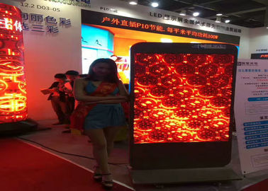 Hoge helderheid Full Color SMD LED Die-Cast Aluminium Screen P10, Iron/Steel Slim Housing
