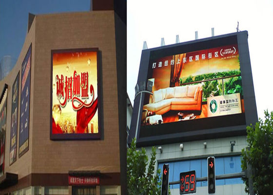 Goede prijs Hoogwaardig volkleurig groot buitenadvertentie-Led Display Verhuur P10 online