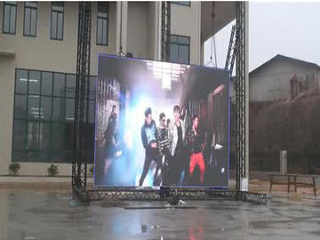 Groot waterdicht P4.81 Advertentie LED-schermen Helderheid 6500 Beschermingsniveau IP64 advertentie led-scherm