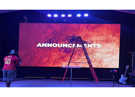 HD Outdoor P4 Lease LED Display Waterdicht Aluminiumkas