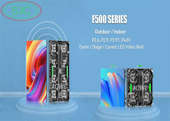 Goede prijs P3.91 Indoor Stage Full Color Lease LED Video Wall Screen 250x250mm online