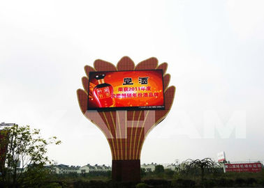 Buiten digitale billboard gemonteerde video volkleurige P10 groot LED-advertentie scherm