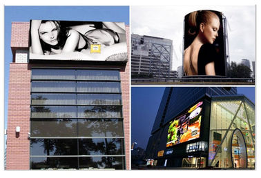 P10 Advertentie LED-schermen Dichtheid 10000 LSN besturing WIFI 3G hd led-commercieel advertentiebeeldscherm
