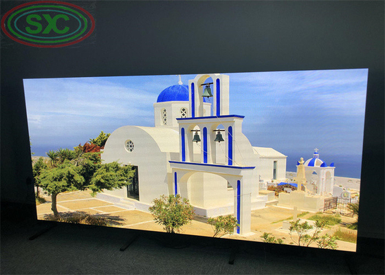 Bühnenverhuur LED-scherm, binnenshuis P3 met gietijzer aluminium behuizing, 128 X 64 Dot Matrix