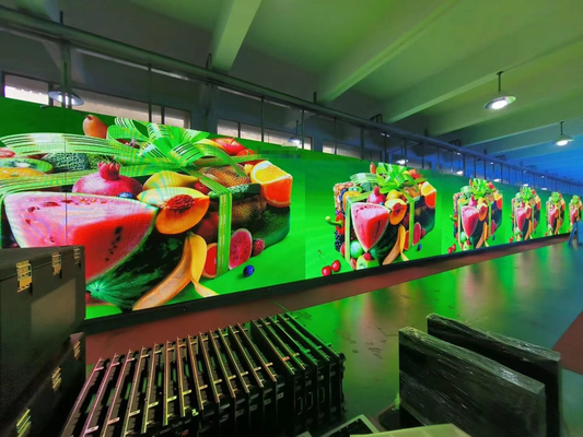 Gegooid aluminium scherm P1.667 Pitch LED Bühnen achtergrond, Indoor LED Display 1R1G1B
