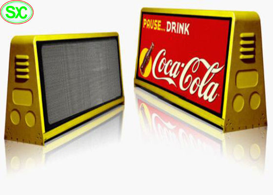 Van de videop4-Auto LEIDENE Hoogste Video LEIDEN van het de Taxidak Tekenvertoning Teken 3G WIFI