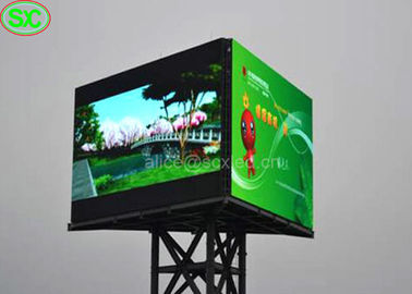 Ultra Slim 8500 Nits Helderheid P8 LED Verhuur billboards Stalen kasten