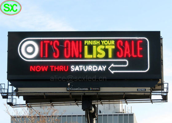 Uiterst dunne RGB P6 P8 IP65 leidde Reclameaanplakborden met 3-*Year-Garantie