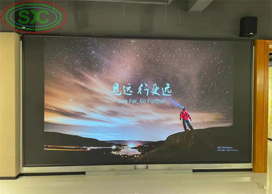 HD Bühnenachtergrond Slim 500x500mm Kasten LED Billboard Indoor P3.91 Huur