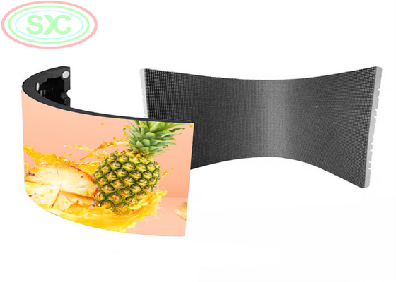 Indoor Roterende Flexible Video Wall P2 Led Screen Soft Advertising Sign