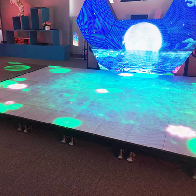 RGB gloeiende LED-dansvloer waterdichtheidsbeoordeling LSN/NoVa Control System0