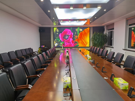 High Definition Indoor p1.2,p1.5 Full Color LED Display Front Installatie