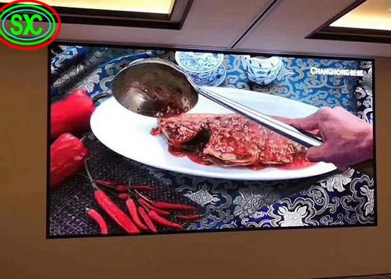 Gemaakt in China P4 High Resolution Slim Fixed Indoor Full Color 4k LED Display