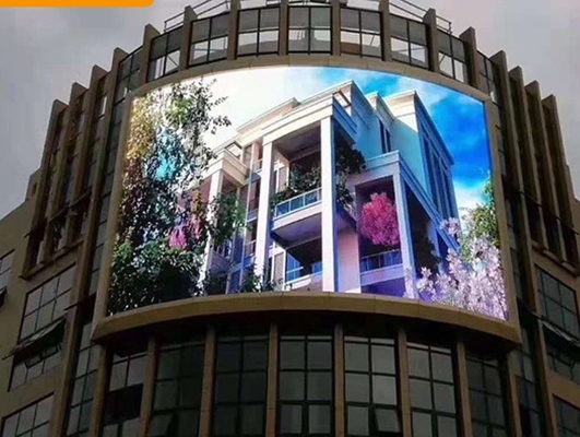 Full Color Outdoor Waterproof LED Digital Signage Flexible HD No Mosaic Outdoor full color led display scherm