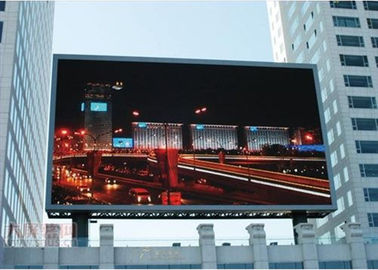 P10 Outdoor Full Color Advertising LED Billboard Novastar Control System Vaste installatie